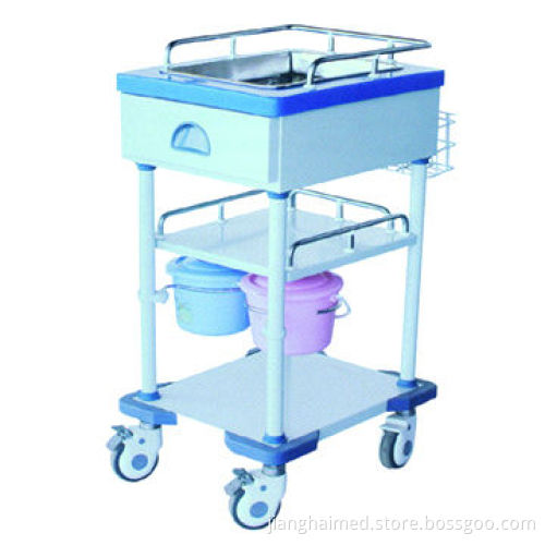 Treatment Trolley, Fine Colored Steel Plate and ABS Material, Dependable Performance